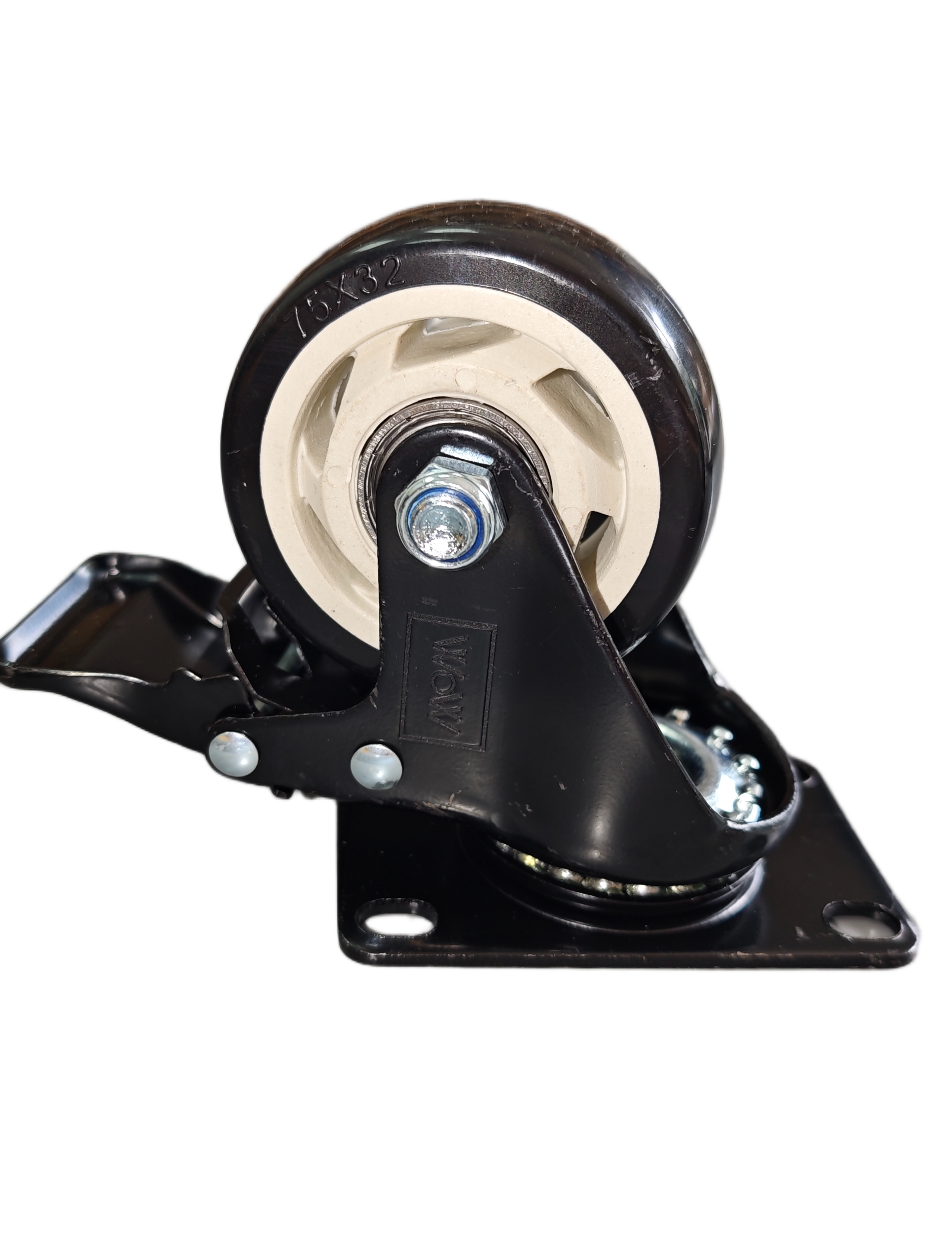 שחור לבן מיסבים פלטה מסתובבת מעצור עולם על גלגלים WoW