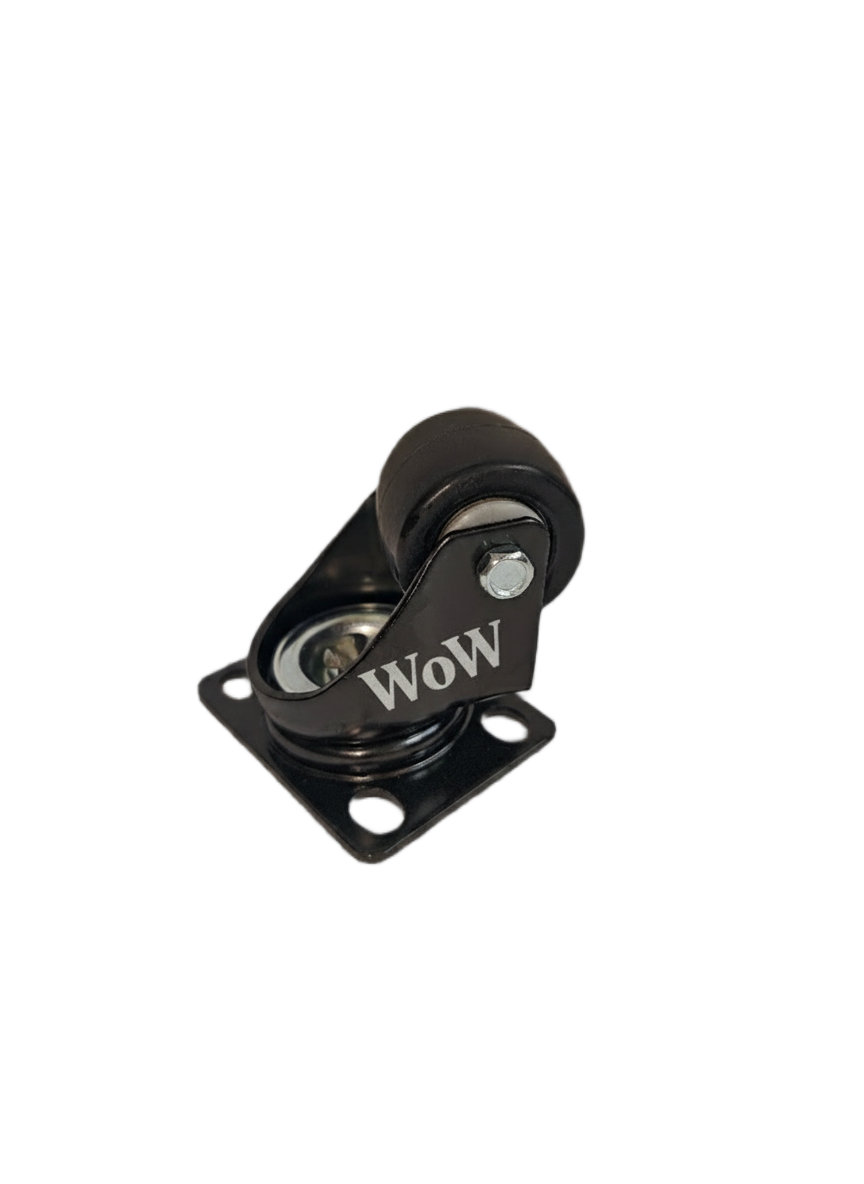 1.5" PU פוליאוריטן שחור מחוזק 90 ק"ג פלטה מסתובב WoW