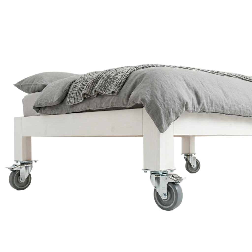 עולם על גלגלים - עשה זאת בעצמך DIY גלגלי גומי שקטים למיטות שידות ועוד