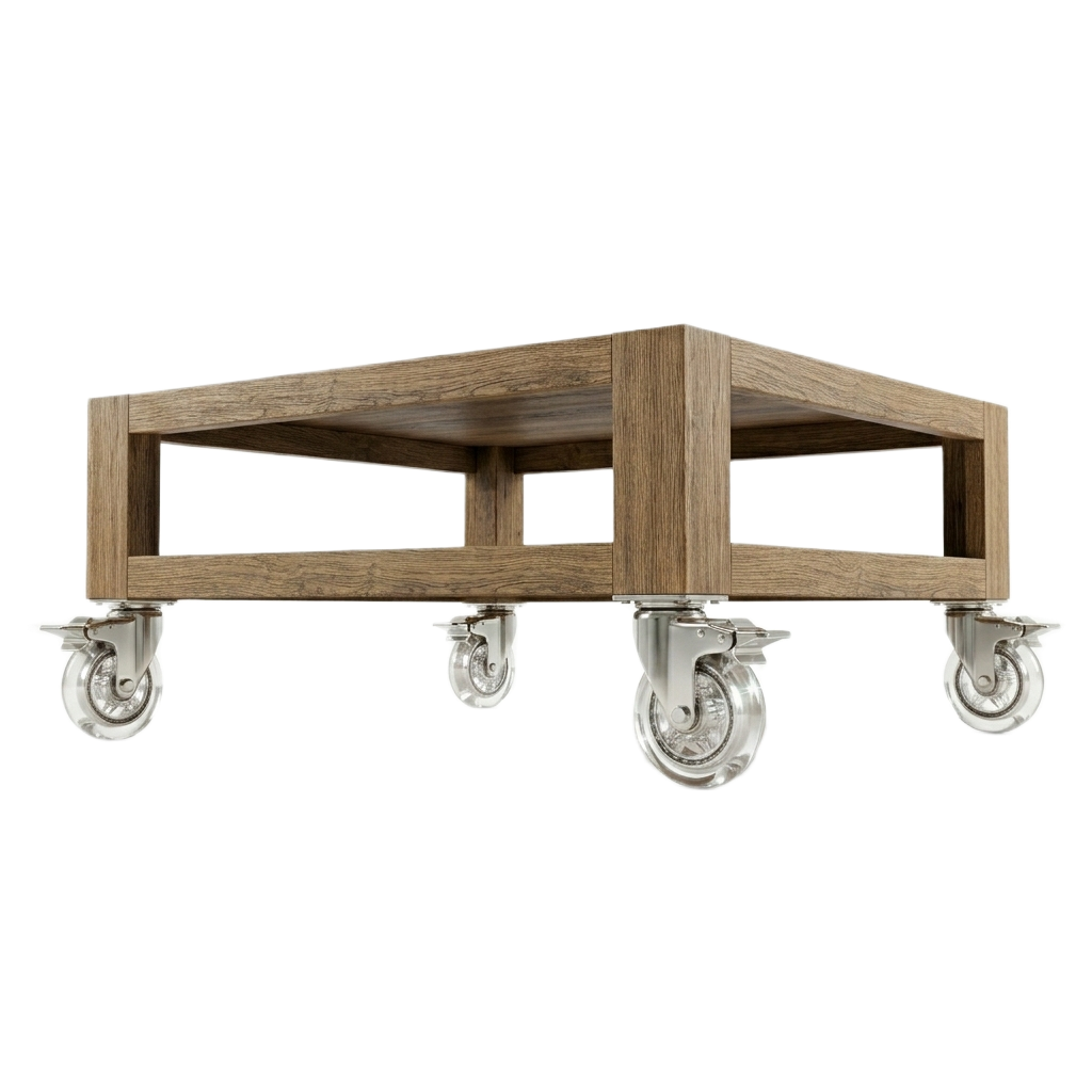 עולם על גלגלים גלגלים לריהוט גלגל סיליקון שקוף