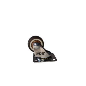 גלגל 1" ניקל פלטה מסתובב גומי TPE איכותי עולם על גלגלים WoW