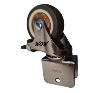 2" גומי חום מ.אטום ניקל זווית U מעצור עולם על גלגלים WoW