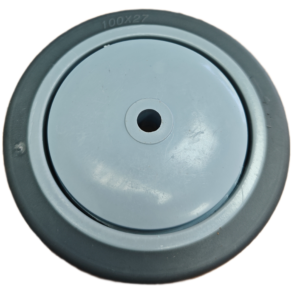 4" גליל גומי אפור מ.אטום 100X27/32 לציר 8 שקט במיוחד איכותי